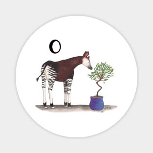 O is for Okapi Magnet